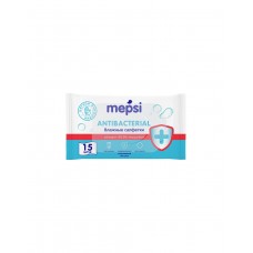 Влажные антибактериальные салфетки Mepsi Влажные салфетки Antibacterial