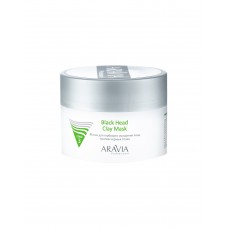 Маска для глубокого очищения лица против черных точек с каолином Aravia Professional Black Head Clay Mask