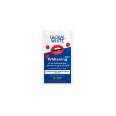 Отбеливающие полоски для зубов со вкусом малины | 1 Global White Whitening Отбеливающие полоски для зубов Малина