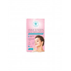 Восковые полоски для депиляции лица с чувствительной кожей Mi-Ri-Ne Aloe Face Depilation Wax Strips