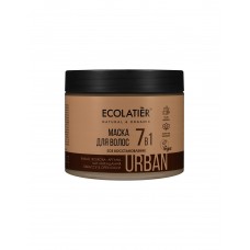 Восстанавливающая маска для волос с маслами какао и жожоба Ecolatier Urban SOS-восстановление Маска 7-в-1