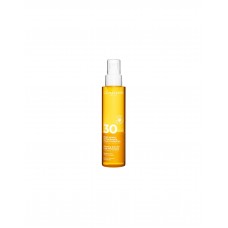 Солнцезащитное сухое масло для тела и волос Clarins Glowing Sun Oil High Protection