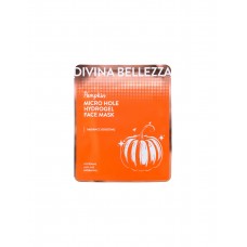 Маска для лица с экстрактом тыквы гидрогелевая с микроотверстиями DiVina Bellezza Pumpkin Micro Hole Hydrogel Face Mask
