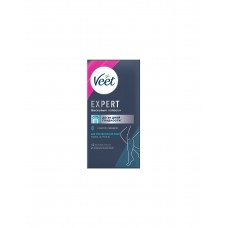 Набор из 12 полосок для депиляции с маслом миндаля Veet Expert Восковые полоски Для чувствительной кожи Ноги и руки