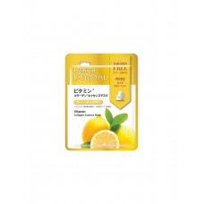Освежающая тканевая маска для лица с витамином C и коллагеном Dermal Premium Vitamin Collagen Essence Mask