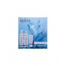 Набор для увлажняющего ухода за кожей лица с гиалуроновой кислотой Aravia Laboratories Aqua Splash Set