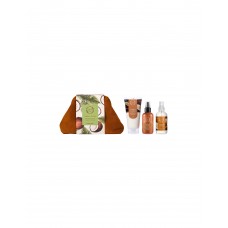 Набор для ухода за телом с ароматом кокоса в косметичке Fresh Line Caribbean Coconut Set