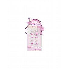 Набор самоклеящихся накладных ногтей для детей Martinelia Little Unicorn Press on Nails