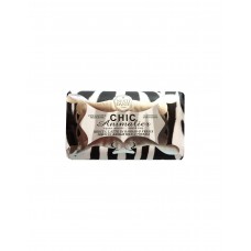 Твердое мыло с ароматом гибискуса, молочка баобаба и фрезии Nesti Dante Chic Animalier White Tiger Bar Soap