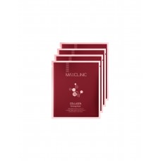 Набор из 4х тканевых масок для эластичности и укрепления кожи лица Maxclinic Collagen Firming Mask
