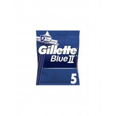 Набор из пяти одноразовых станков Gillette Blue II 5