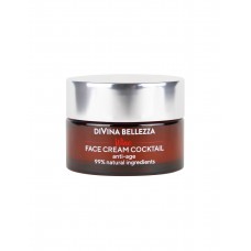 Антивозрастной крем-коктейль для лица Divina Bellezza Face Cream Cocktail Anti-Age Jar