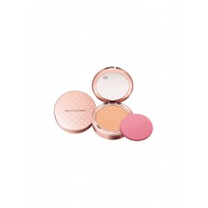 Компактная пудра для лица с гиалуроновой кислотой | 2 peach Naj Oleari Silk Feel Wet and Dry Powder Foundation
